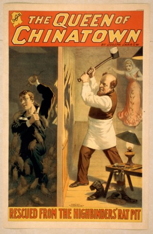 The Queen of Chinatown vintage poster